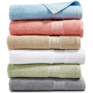 SUNHAM Soft Spun Cotton Solid Bath Towel, 27" x 52" @ Macy's