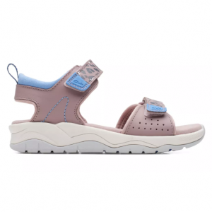 Clowder Print Kid Grey/Pink
