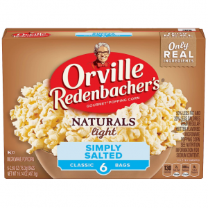 Orville Redenbacher's Salted Popcorn, 6 Count of 2.69 oz Each, 16.14 Ounce @ Amazon