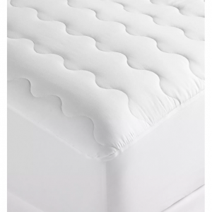 HOME DESIGN Waterproof Quilted Mattress Pad, Twin,