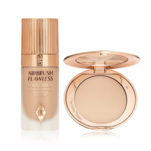 粉底液+蜜粉饼套装