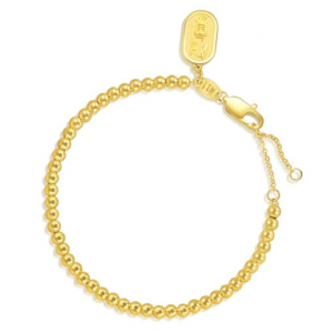 Chow Sang Sang Cultural Blessings 'Daily Bliss' 999.9 Gold Bracelet