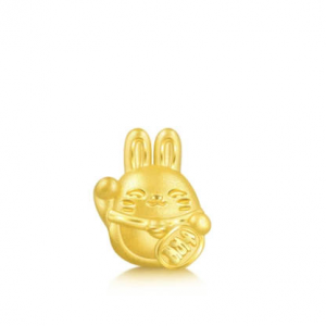 Chow Sang Sang Charme 'Cultural Blessings' 999 Gold Rabbit Charm