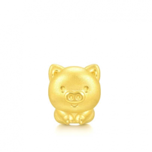 Chow Sang Sang Charme 'Fate & Myth' 999 Gold Pig Charm