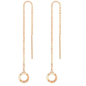 Chow Sang Sang Minty Collection 18K Rose Gold Earrings