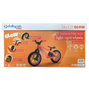 Chillafish BMXie GLOW Lightweight Balance Bike with Light-Up Wheels, Orange @ Walmart