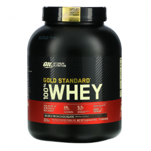 Optimum Nutrition, 金标准全乳清蛋白，双份浓郁巧克力，5 磅（2.27 千克）