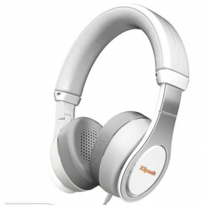 Klipsch Reference On-Ear II 耳机带麦克风（适用于 iOS），白色
