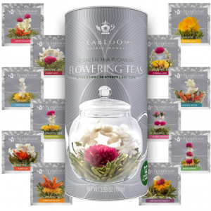 Teabloom Flowering Tea - 36 Steeps, Makes 250 Cups @ Amazon