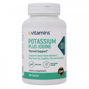 eVitamins 钾加碘 - 180 片