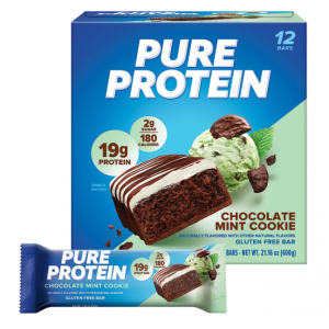 Pure Protein 巧克力薄荷口味蛋白棒 1.76oz 12个 @ Amazon