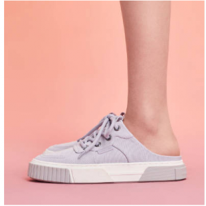 Charles & Keith Canvas Panelled 一脚蹬