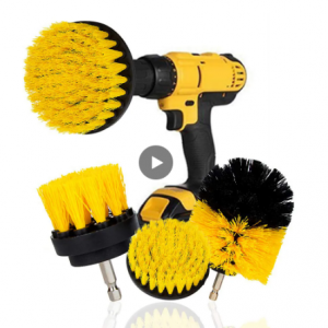 3Pcs/Set Electric Scrubber Brush Drill Brush Kit