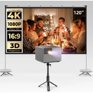 WEMAX Vogue Pro M135+PS02 120" Stand Screen+PS101 Tripod