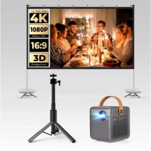 WEMAX Dice+PS02 120" Stand Screen+PS101 Tripod