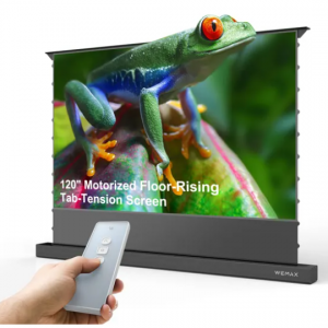 PS08 120-inch Eelctrical Floor Raising ALR UST Screen