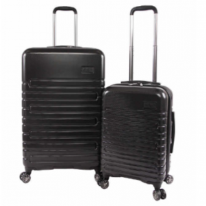 Original Penguin – Keeper 2-piece Hardside Spinner Luggage Set, Silver/Black @ Costco