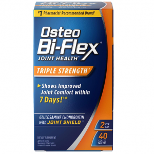 Osteo Bi-Flex Triple Strength(5), Glucosamine Chondroitin with Vitamin C, 40 Count @ Amazon
