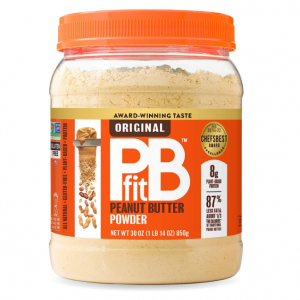 PBfit All-Natural Peanut Butter Powder, 8g of Protein, 30 Ounce (Pack of 1) @ Amazon