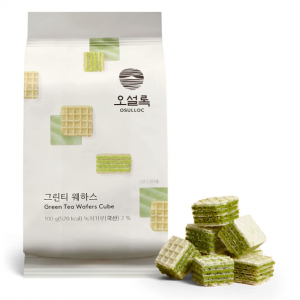 OSULLOC Green Tea Wafers Cookies (3.52oz, 100g) @ Amazon