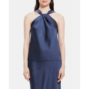 Theory Sleeveless Twist Top in Silky Poly Sale @ Theory Outlet 