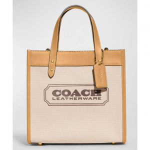 Neiman Marcus官网 COACH Field 22 Logo 拼色托特包额外6.7折特惠 两色可选 