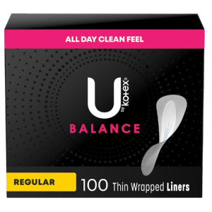 U by Kotex  无香超薄护垫 100片