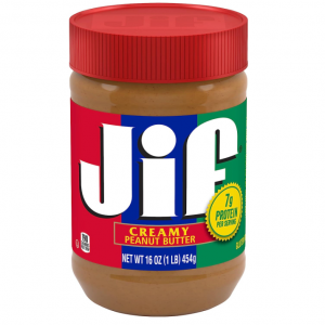 Jif 顺滑型花生酱 16oz 6罐 @ Amazon