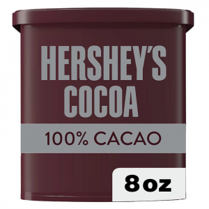 Hershey's 天然无糖可可粉 8oz 可制作饮品、烘焙等 @ Amazon