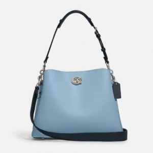 60% Off Coach Willow Shoulder Bag In Colorblock @ Coach Outlet