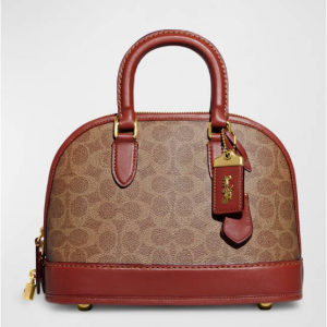 51% Off COACH Revel Signature Coated Canvas Top-Handle Bag @ Neiman Marcus