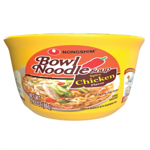 Nongshim Spicy Chicken Noodle Soup Bowl Soup Mix, 6 Pack @ Amazon