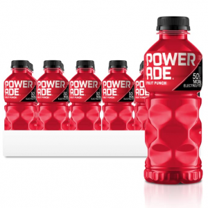 POWERADE Sports Drink Fruit Punch, 20 Ounce (Pack of 24) @ Amazon