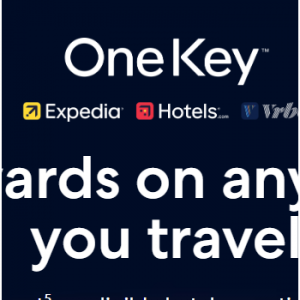 Earn OneKeyCash for every dollar spent @Expedia