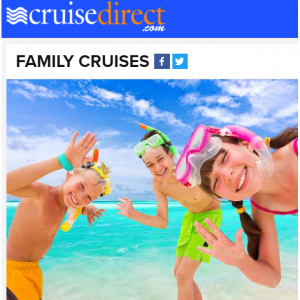 CruiseDirect - 家庭郵輪出行度假，低至$189 
