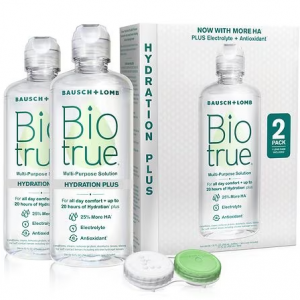 Biotrue Plus 保濕隱形眼鏡護理液 10oz 2瓶 @ Walgreens