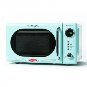 Nostalgia NRMO7AQ6A Retro 0.7 Cubic Foot 7700 瓦台面微波炉 - 水色