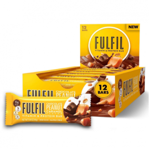 FULFIL 巧克力花生焦糖口味蛋白棒 12个 @ Amazon