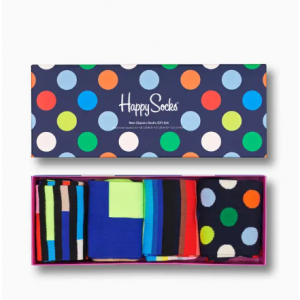 50% Off 4-Pack New Classic Socks Gift Set @ Happy Socks