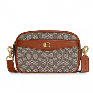 30% Off COACH Camera Bag in Signature Textile Jacquard @ Belk