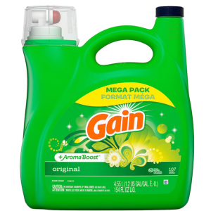 Gain + Aroma Boost 高效洗衣液 154 oz @ Amazon