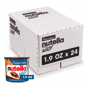 Nutella & GO! Hazelnut and Cocoa Spread with Pretzel Sticks, 1.9 oz, Bulk 24 Pack @ Amazon