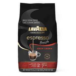 Lavazza Espresso Barista Gran Crema Whole Bean Coffee Blend, Medium Espresso Roast, 2.2LB @ Amazon