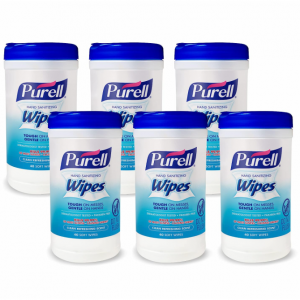 Purell Hand Sanitizing Wipes, Clean Refreshing Scent, 40 Count Hand Wipes Canister (Pack of 6) - 9