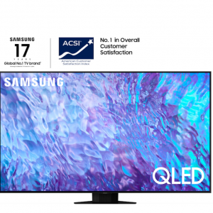 Samsung - SAMSUNG 65吋 Class QLED 4K QN65Q80C 2023款 智能电视 ，直降$400