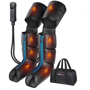 SHINE WELL Leg Massager with Heat and Compression @ Amazon