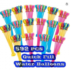 MIJOYEE 夏日彩色注水氣球 592個 @ Amazon
