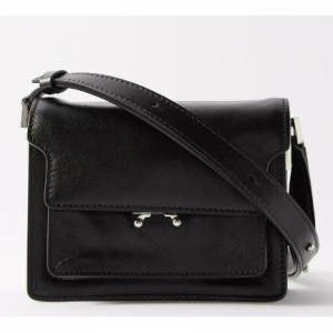 MARNI Trunk mini leather cross-body bag
