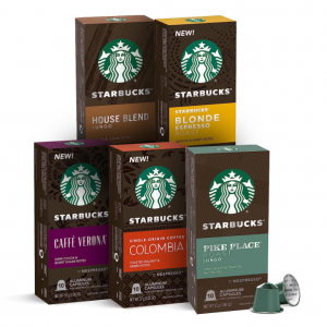 Starbucks by Nespresso Variety Pack Coffee (50-count) @ Amazon