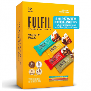 FULFIL Vitamin and Protein Snack Sized Bars, 12 Count @ Amazon